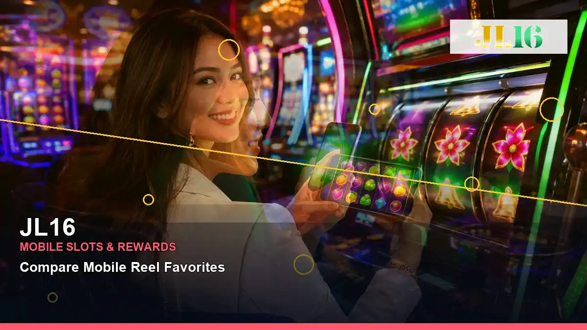 JL16 layered collage lucky reels online slot games highlighting mobile-friendly casino play