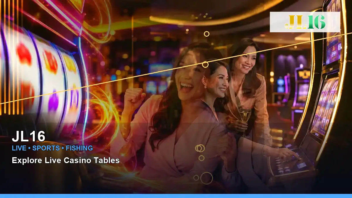 JL16 high-energy VIP casino rewards in a panoramic reel layout for Philippine players